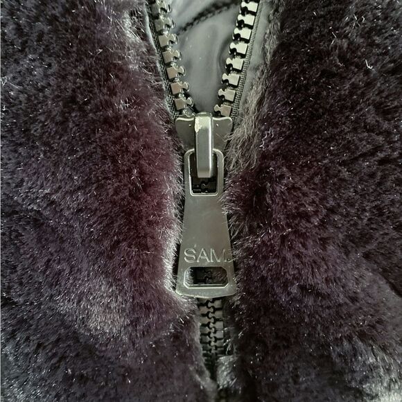 Sam. Girl's Harlow Faux Fur Jacket size 10 - Picture 6 of 12